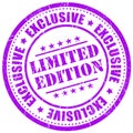 Limited edition stamp Royalty Free Stock Photo