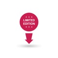 Limited edition vector icon Royalty Free Stock Photo