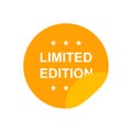 Limited edition vector icon Royalty Free Stock Photo