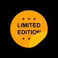 Limited edition vector icon Royalty Free Stock Photo