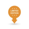 Limited edition vector icon Royalty Free Stock Photo