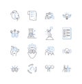 Limited liability company work line icons collection. Incorporation, Capital, Ownership, Liability, Formation, Members