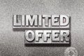 Limited offer on metallic