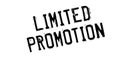 Limited Promotion rubber stamp