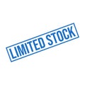 Limited Stock Letter Rubber Stamp Vector Design Template Royalty Free Stock Photo
