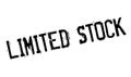 Limited Stock rubber stamp Royalty Free Stock Photo