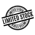 Limited Stock rubber stamp Royalty Free Stock Photo