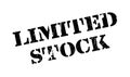 Limited Stock rubber stamp Royalty Free Stock Photo