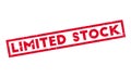 Limited Stock rubber stamp