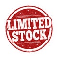 Limited stock sign or stamp