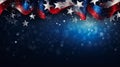 Limited Time Offer: Patriotic Motion Graphics Banner with Engrav Royalty Free Stock Photo