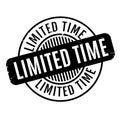 Limited Time rubber stamp