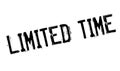 Limited Time rubber stamp