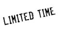 Limited Time rubber stamp