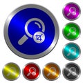 Limiting search results luminous coin-like round color buttons