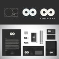 Limitless Abstract Logo Template and Identity Royalty Free Stock Photo