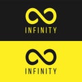 Limitless Abstract Vector Logo Template. Infinity Symbol Concept. Endless Sign. Eternity Icon . Premium Emblem for Any Brand. Royalty Free Stock Photo