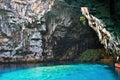 Limnetic cave of Melissani at Kefalonia Royalty Free Stock Photo