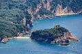 Limni beach at Corfu, Greece Royalty Free Stock Photo