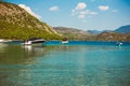 Limni village at Euboea in Greece. Panoramic view