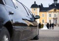 Limo at weeding Royalty Free Stock Photo