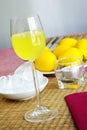 Limoncello Liquor Royalty Free Stock Photo