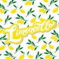 Limoncello. The name of Italian lemon liquor.