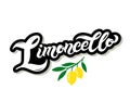 Limoncello. The name of Italian lemon liquor.