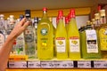 Limoncello in a Store Royalty Free Stock Photo