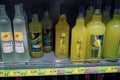 Limoncello in a supermarket in Rome