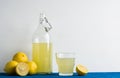 Limoncello. Tradtitional italian beverage.