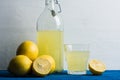 Limoncello. Tradtitional italian beverage.