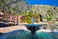 Limone sul Garda fountain and square view