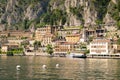 Limone sul Garda is a town in Lombardy on the shore of Lake Garda, Italy. Royalty Free Stock Photo