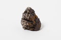 A single Limonite ore on white background.