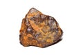 Limonite on white background