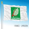 Limousin regional flag, France, EU