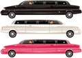 Limousine cars Royalty Free Stock Photo
