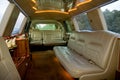Limousine interior Royalty Free Stock Photo