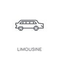 Limousine linear icon. Modern outline Limousine logo concept on Royalty Free Stock Photo