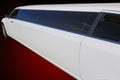 limousine on red black gradient background Royalty Free Stock Photo