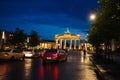 Limousine in street of Berlin