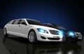 Limousines For Hire Royalty Free Stock Photo