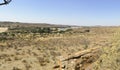 Limpopo river crossing the desert landscape of Mapungubwe Nation