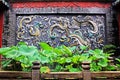 Drangon Wall Carving In Lin Fung Temple, Macau, China