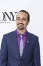 Lin-Manuel Miranda at the Meet the Nominees Press Reception for the 2016 Tonys in NYC