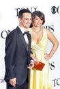 Lin-Manuel Miranda and Vanessa Nadal at 2009 Tony Awards Royalty Free Stock Photo