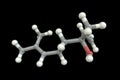 Linalool molecule, 3D illustration Royalty Free Stock Photo