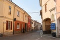 Linarolo characteristic village Po Valley landscape streets houses roofs landscape tourism culture Italy Italian