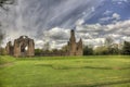 Lincluden Collegiate Church - East View Over Earthworks HDR